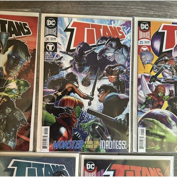 TITANS DC Universe Comic Lot Issues #23 #24 #25 #26 #27 VG - Picture 3 of 5